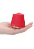 Elegance Dazzling Rotating &amp; Vibrating Clitoral Stimulator Red