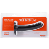 Silk Medium Silicone Dildo Black